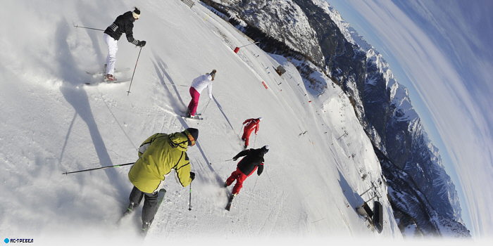 Горные лыжи в Club mmv Les Mélèzes